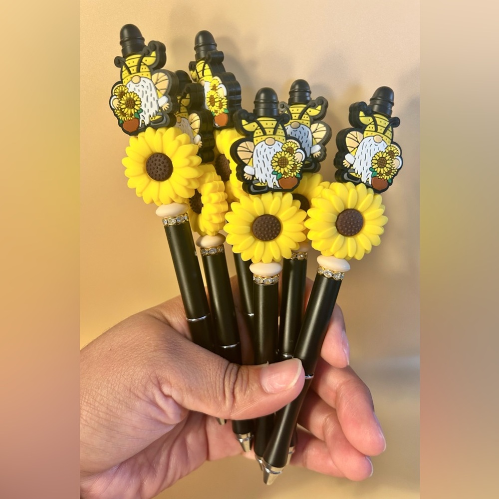 Sunflower 🌻 Beaded Pen